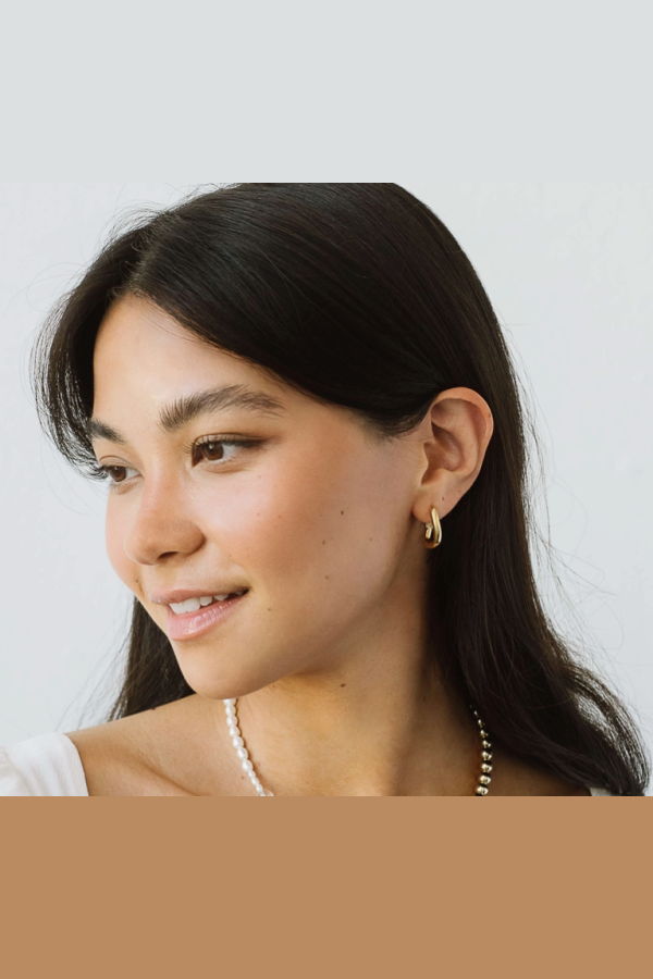 Kara Yoo Ruth Hoops - Gold