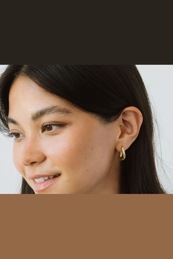 Kara Yoo Ruth Hoop Earrings - Sterling Silver