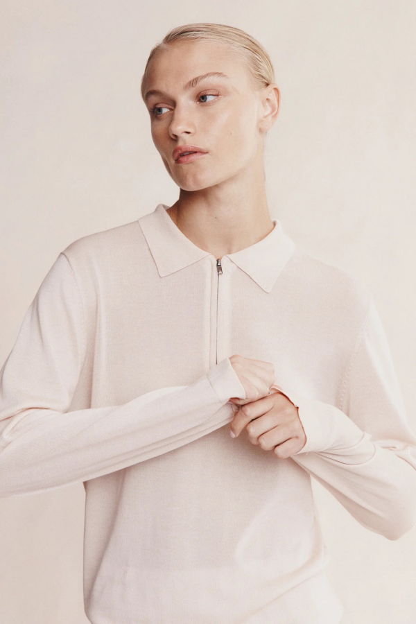 MARLE Riah Top - Pearl