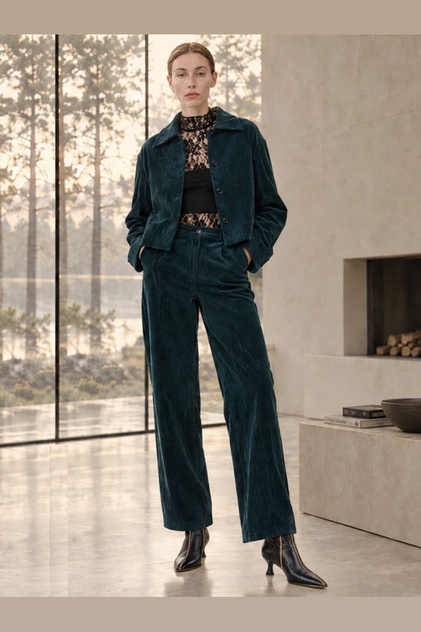 Baum und Pferdgarten Nara Trousers - Bottle Dark Green