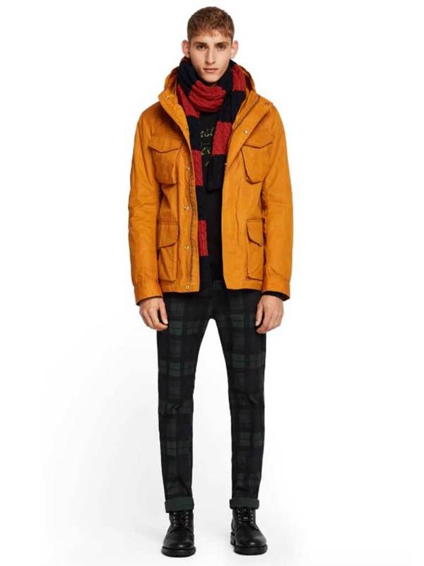 Scotch & Soda Waxed Jacket - Ginger | Garmentory