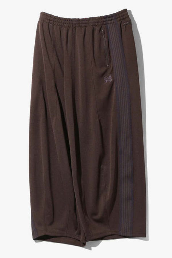 Needles Poly Smooth Track Pants - Dark Brown