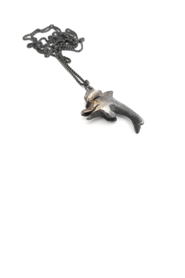 Elaine Ho Cowboy Dolphin Pendant