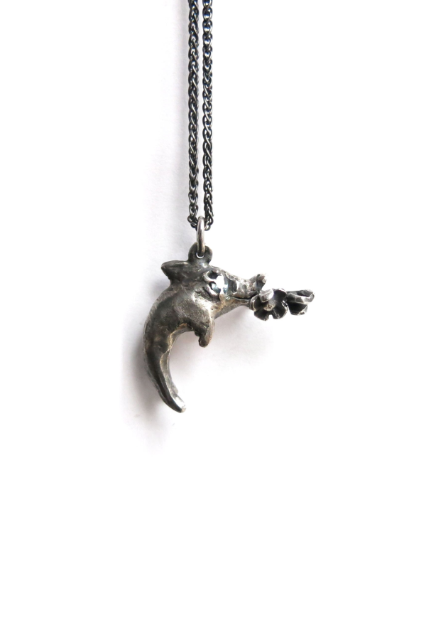 Elaine Ho Dolphin Brings You Flowers Necklace