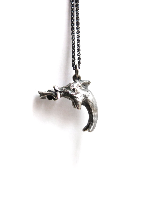 Elaine Ho Dolphin Brings You Flowers Necklace