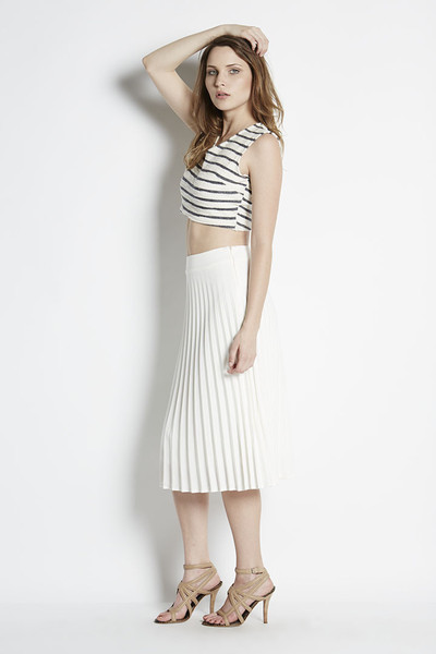 J.O.A. Woven Crop Top J.O.A. Woven Crop Top