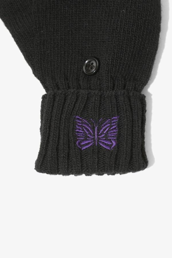 Needles Convertible Shetland Wool Gloves