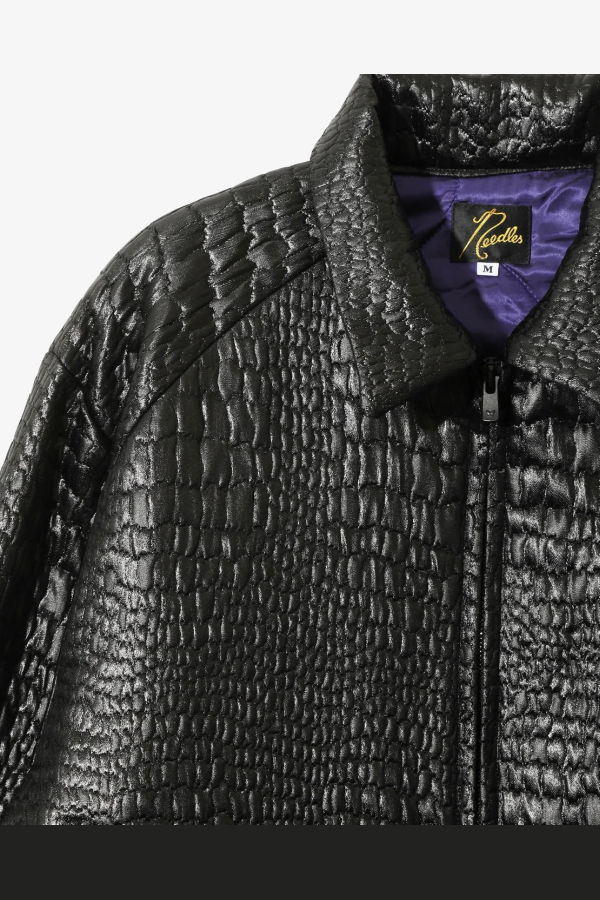 Needles Sports Jacket Crocodile Jacquard Chintz