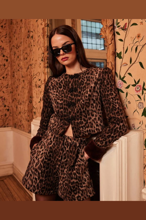 Sister NY Valerie Jacket - Leopard