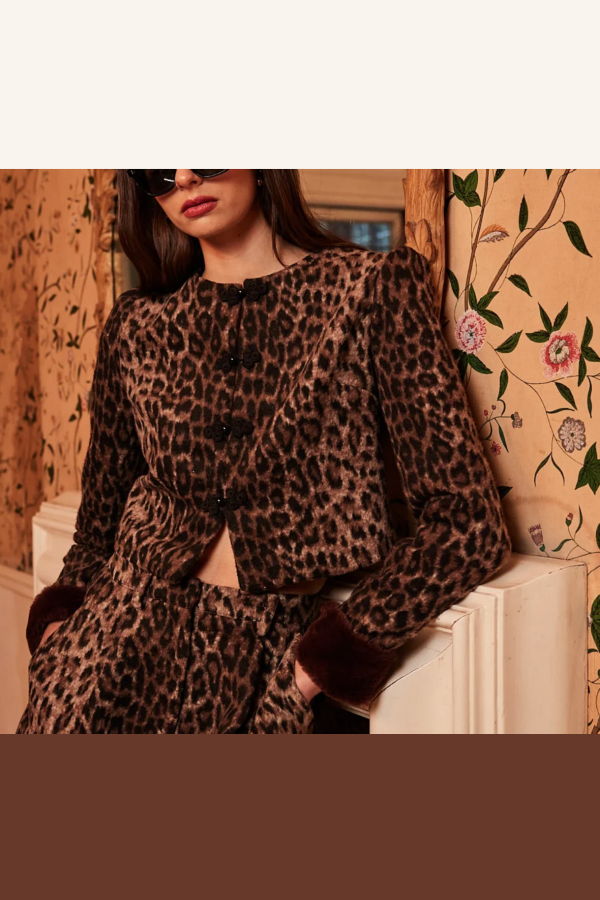 Sister NY Valerie Jacket - Leopard