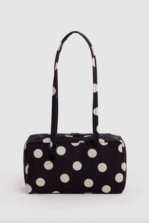 BAGGU Polka Dot Nylon Bowler Bag