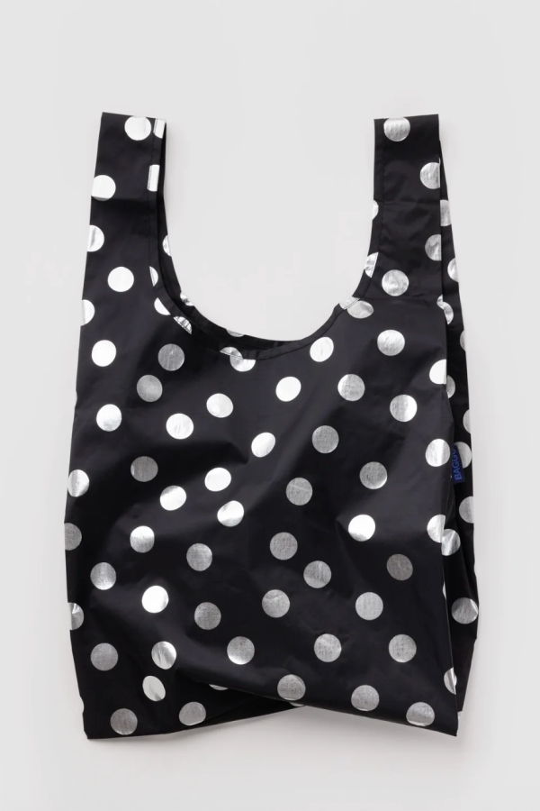 BAGGU Metallic Polka Dot Standard Baggu Reusable Bag