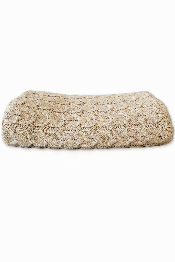 Purple Nest Design Muru Collection Cable Throw