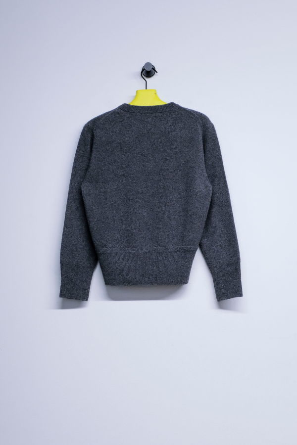 Taiga Takahashi Lot.507 Wool & Cashmere Athletic Crewneck Sweater