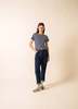 Saint James Etrille II Nautical Striped Tee - Navy/Ecru - Thumbnail 1