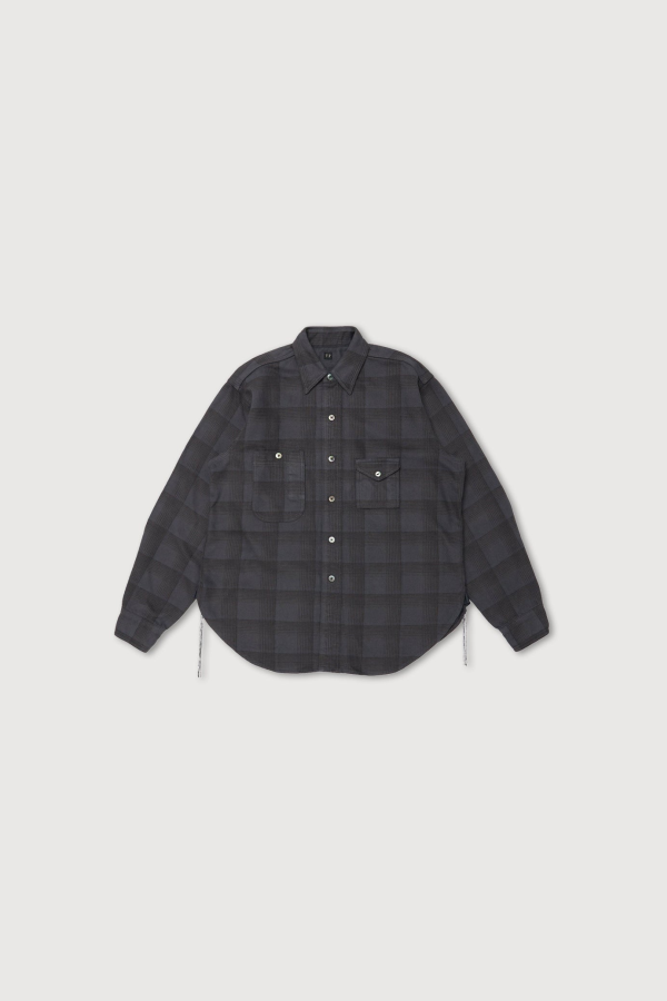 Taiga Takahashi Lot.111 Work Shirt - Charcoal