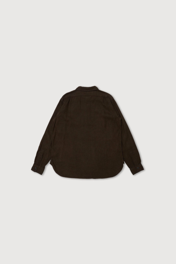 Taiga Takahashi Lot.121 Work Shirt - Mud Dyed Brown