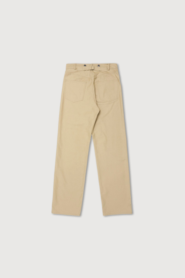 Taiga Takahashi Lot.225 Buckle-Backed Trousers C.1930s - Beige