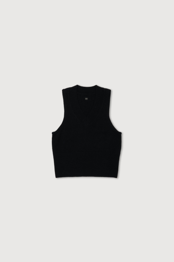 Taiga Takahashi Lot.520 Varsity Letterman Vest - Black