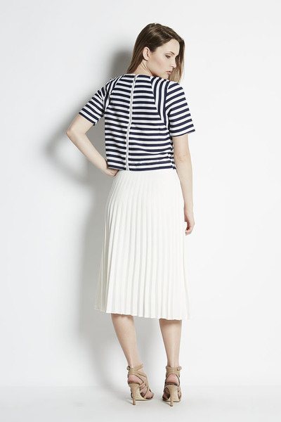 JOA Nautical Stripe Crop Top JOA Nautical Stripe Crop Top