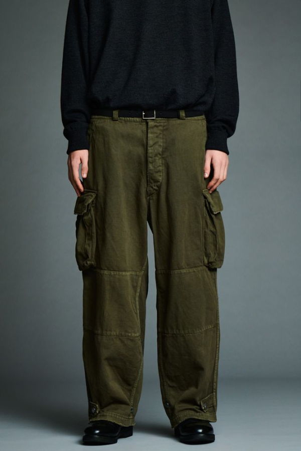 A.Presse M-47 Cargo Trousers - Olive
