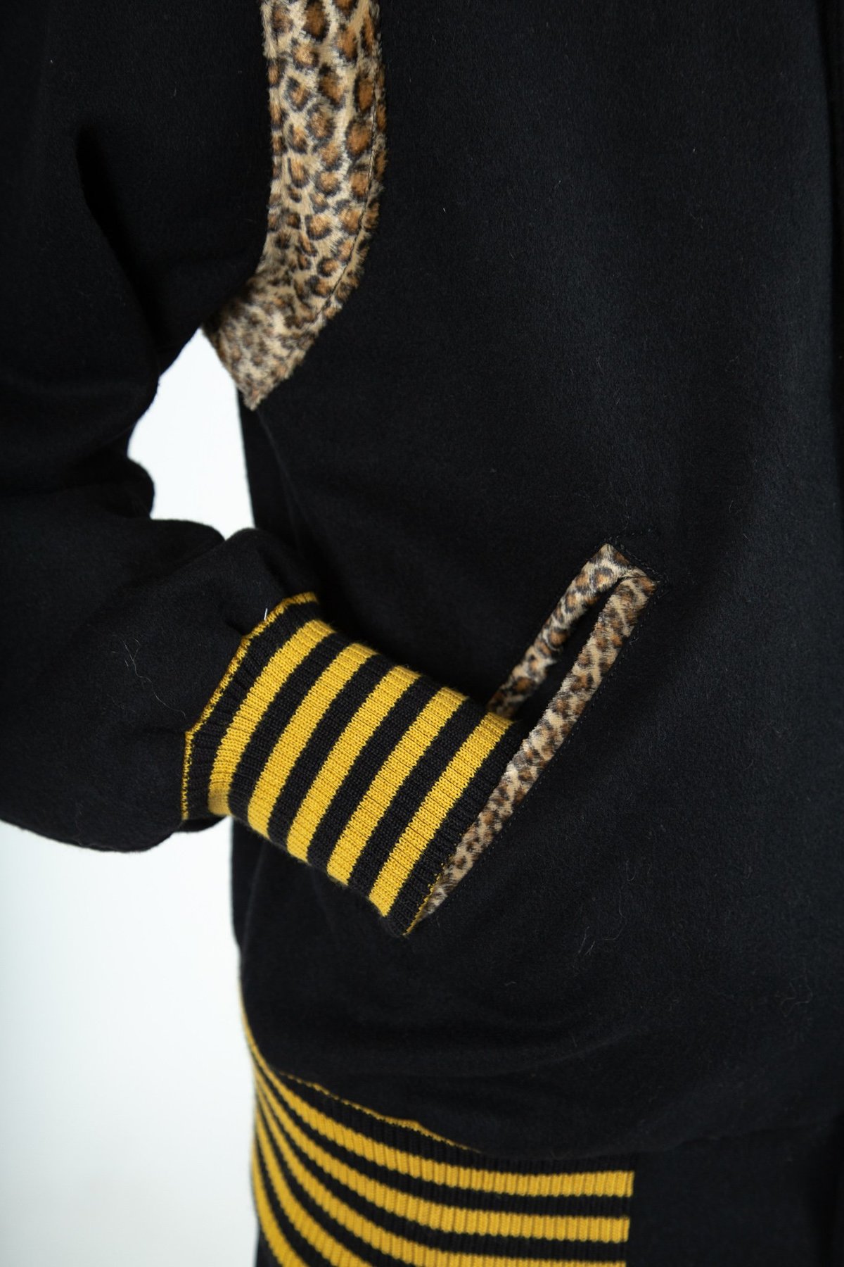 Needles Award W/N Beaver Jacket - Black | Garmentory