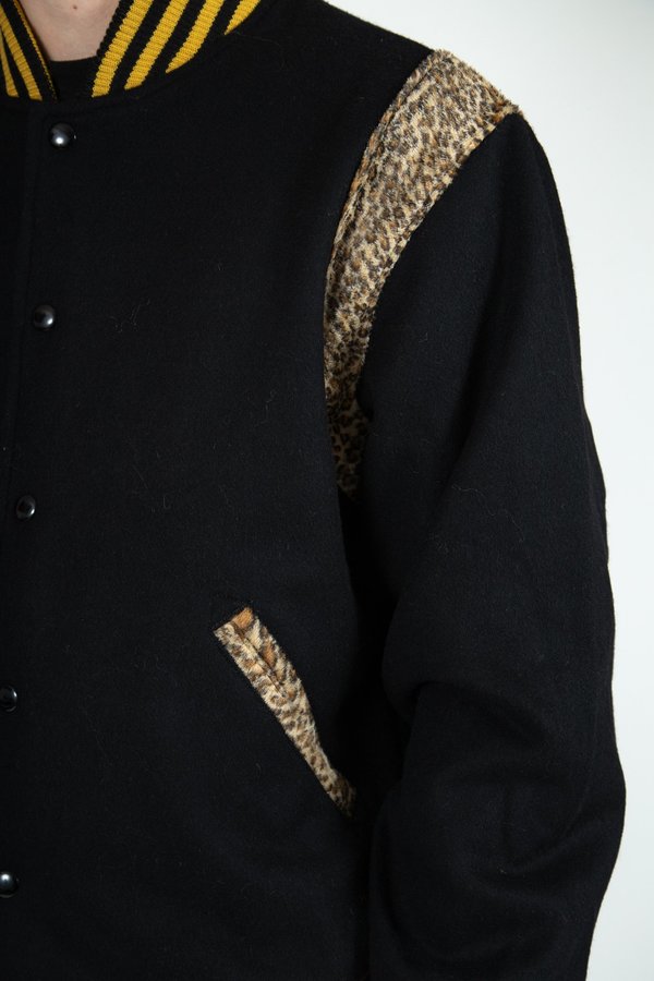 Needles Award W/N Beaver Jacket - Black | Garmentory