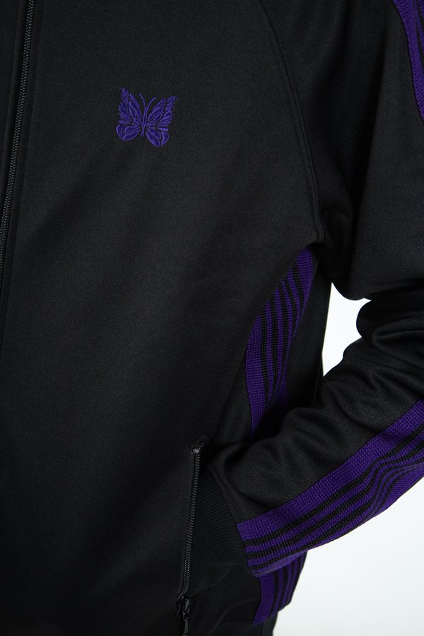 Needles Track Jacket - Poly Smooth Black | Garmentory