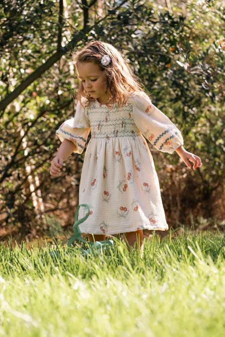 Kids Soor Ploom Clementine Dress - Milk | Garmentory