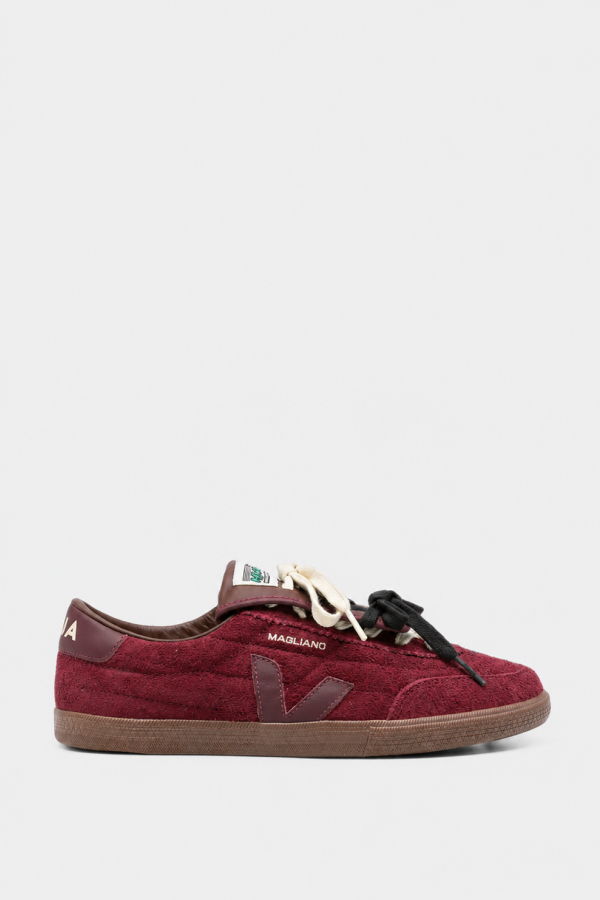 VEJA x Magliano Panenka Suede Sneakers - Amarante