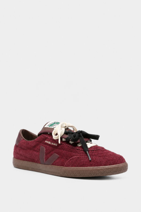 VEJA x Magliano Panenka Suede Sneakers - Amarante