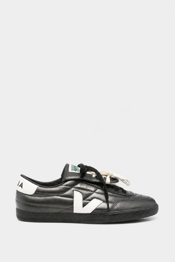 VEJA x Magliano Panenka Leather Sneakers - Titanium