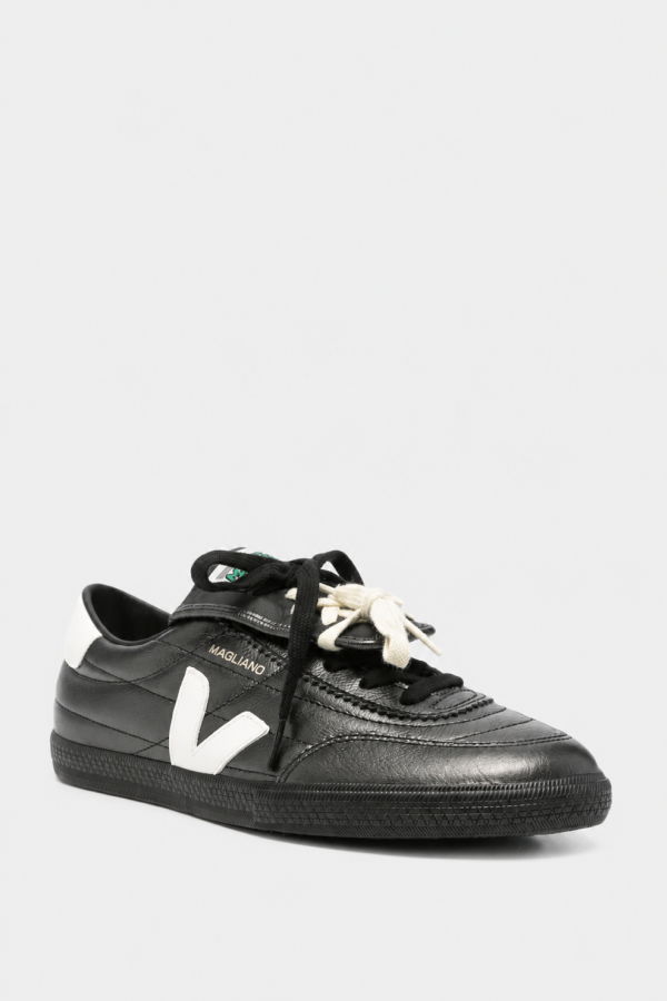VEJA x Magliano Panenka Leather Sneakers - Titanium