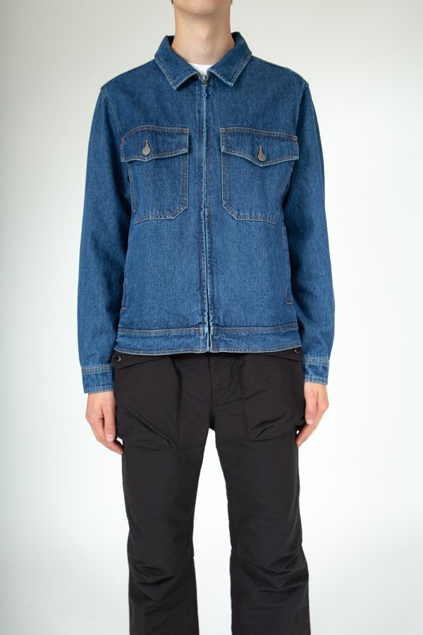 denim garage jacket