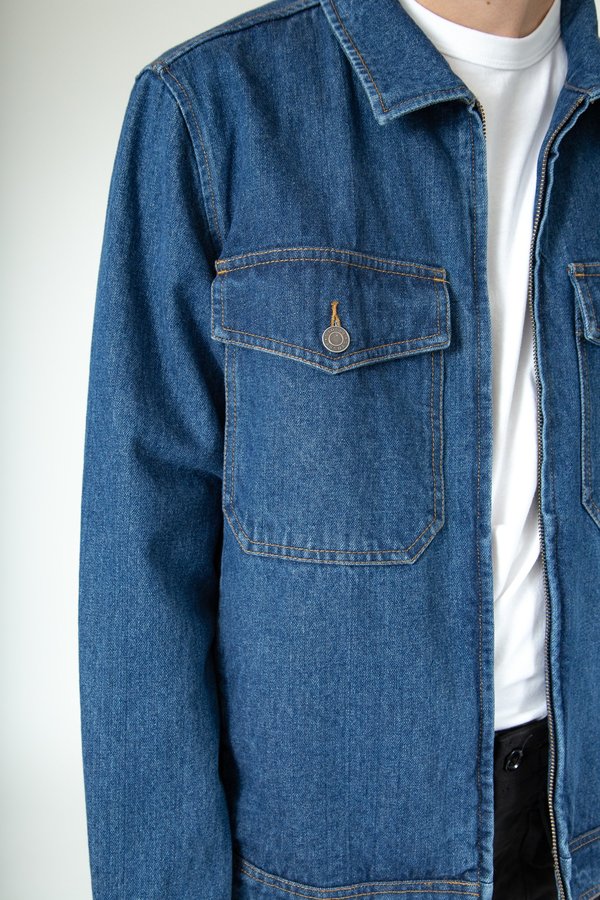 Stussy Denim Garage Jacket - Indigo | Garmentory