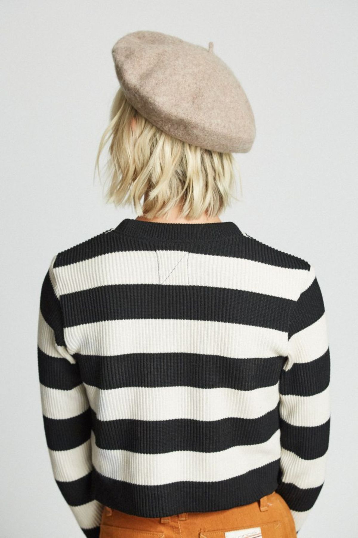 Brixton Audrey Beret - Heather Natural - Image 3 of 5