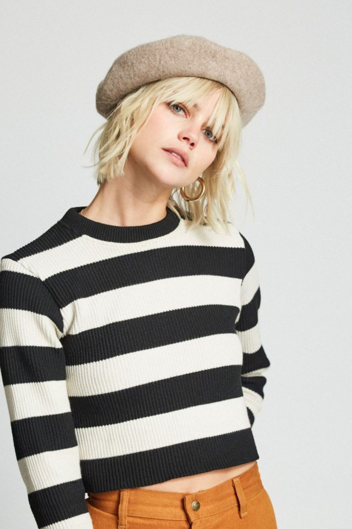 Brixton Audrey Beret - Heather Natural - Image 1 of 5