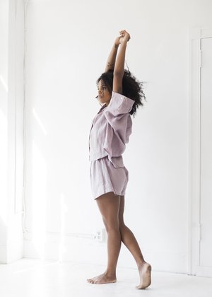 Deiji Studios The 03 Sleepwear Set - Lilac Deiji Studios The 03 Sleepwear Set - Lilac