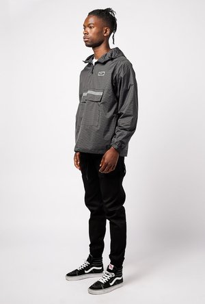 Stussy Contrast Ripstop Anorak - Black | Garmentory