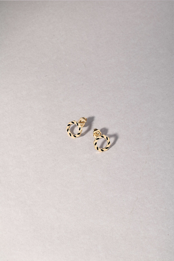Anne Thomas Saint Michel Earrings - Black Anne Thomas Saint Michel Earrings - Black