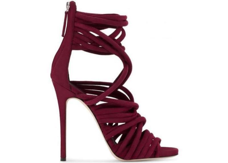 Giuseppe Zanotti Runway Sandal - Burgundy Giuseppe Zanotti Runway Sandal - Burgundy