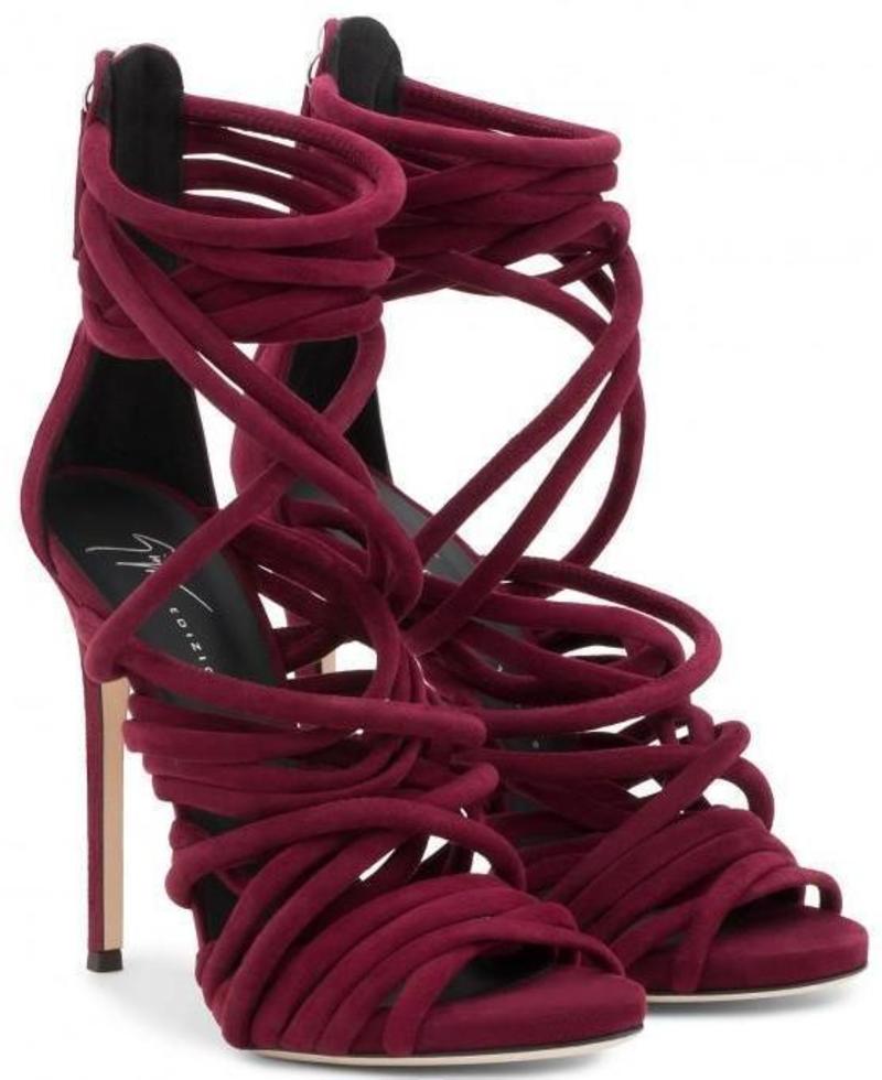 Giuseppe Zanotti Runway Sandal - Burgundy Giuseppe Zanotti Runway Sandal - Burgundy