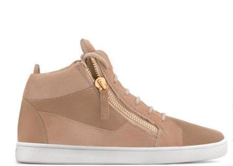 Giuseppe Zanotti Jamie High-Top Sneaker - Beige Giuseppe Zanotti Jamie High-Top Sneaker - Beige