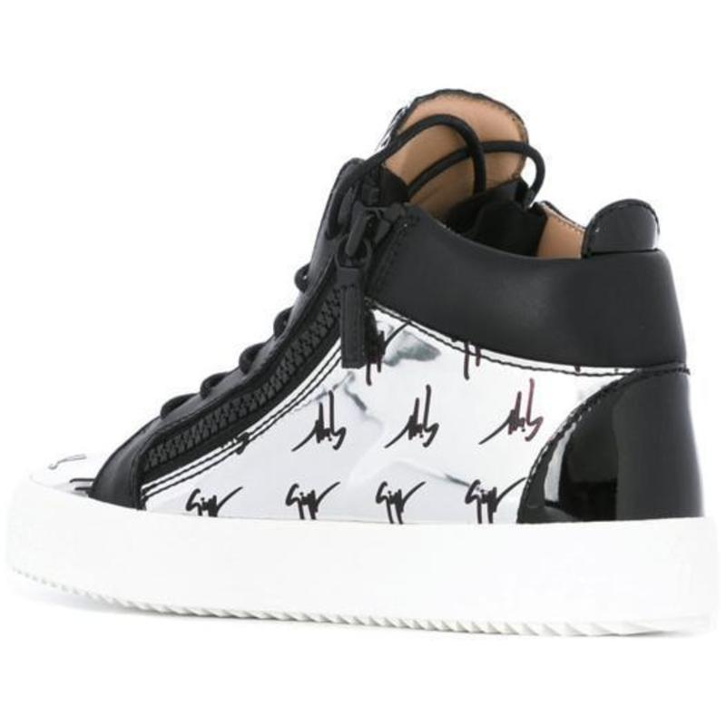 Giuseppe Zanotti Donna Hi-Top - Black Metallic | Garmentory