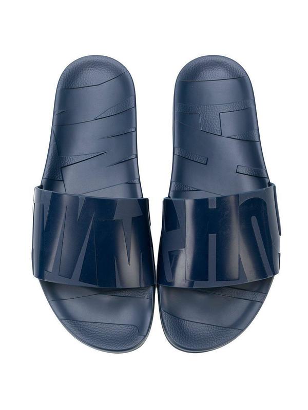 Jimmy Choo Rey Slides - Navy | Garmentory display picture 1