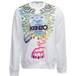 KENZO 'Rainbow' Tiger Sweatshirt, White 