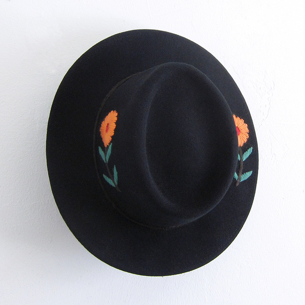 black gaucho hat