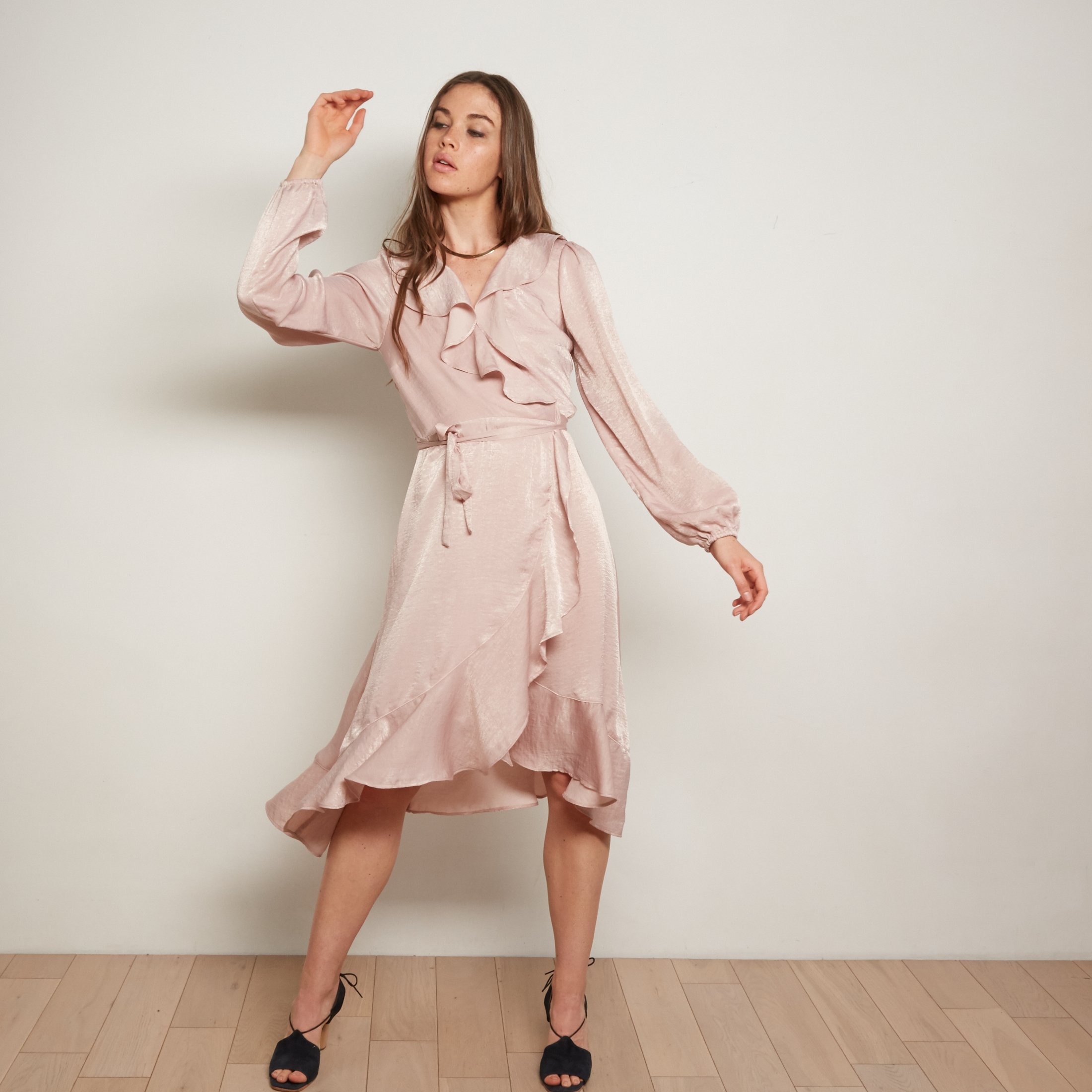 the odells wrap dress