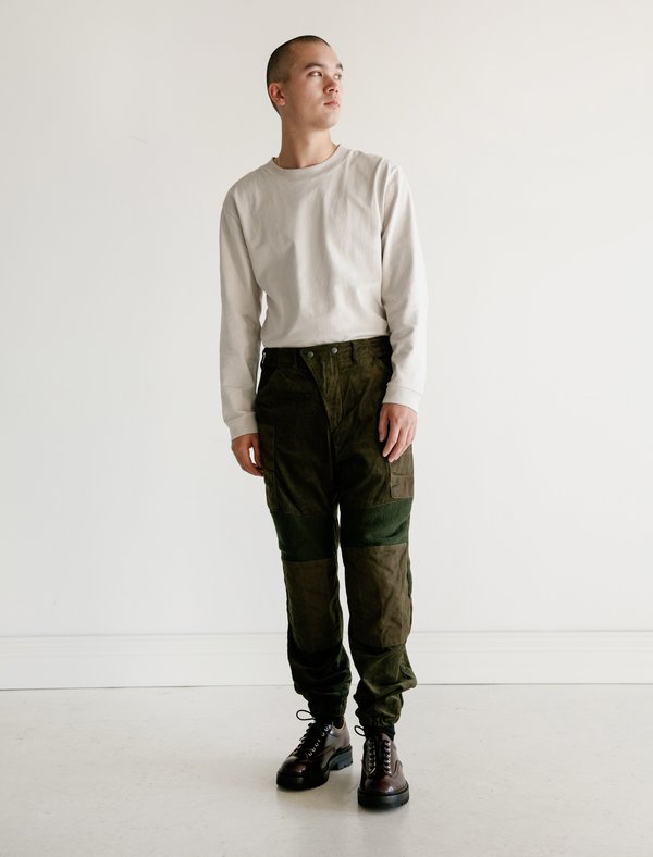 Engineered Garments Moto Pant - Olive | Garmentory