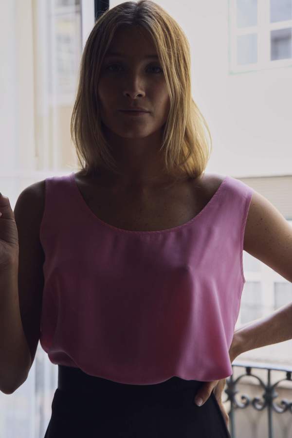 Bird On A Wire Vintage Silk Camisole - Bubblegum Bird On A Wire Vintage Silk Camisole - Bubblegum